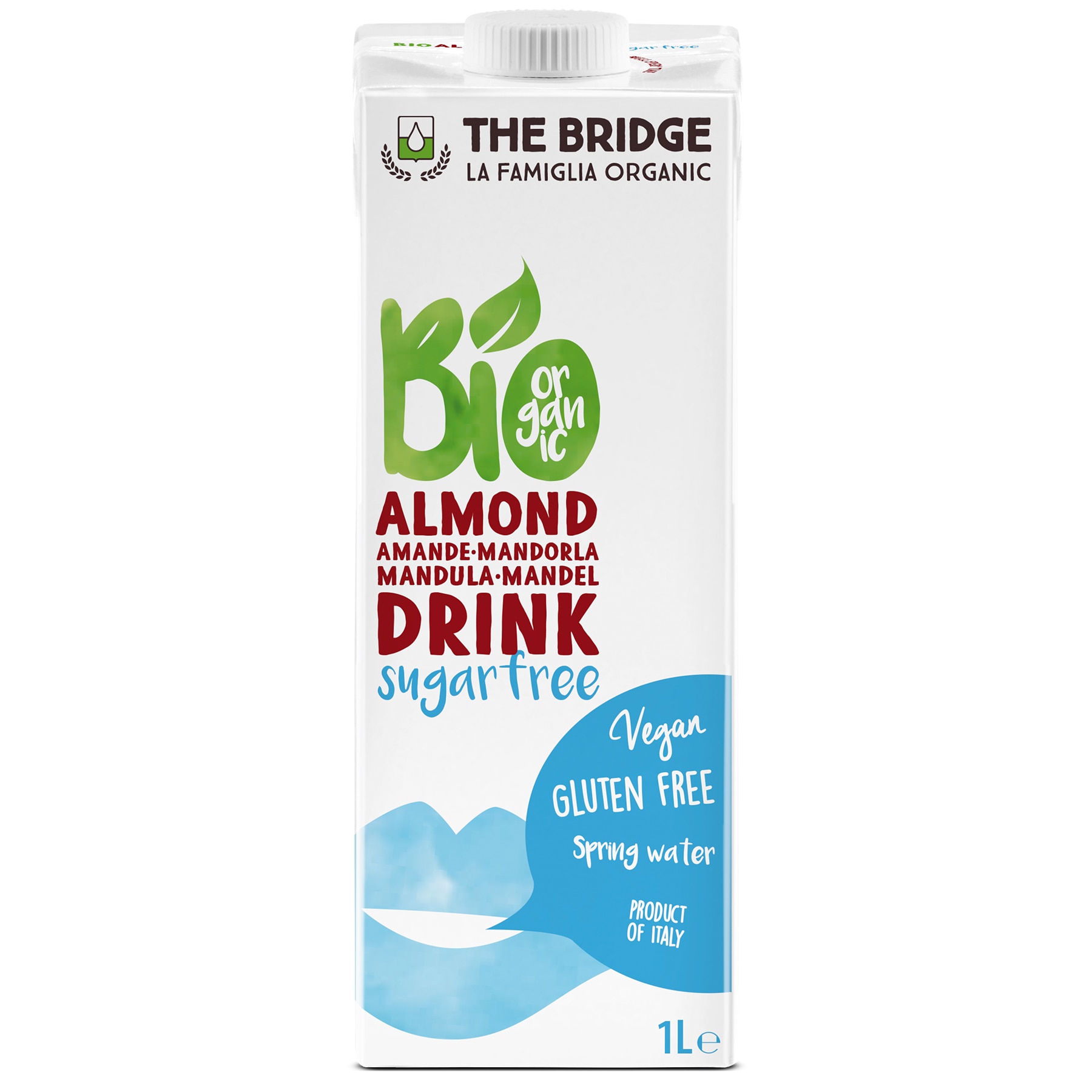 Bautura ecologica din migdale 3% fara zahar The Bridge, 1l