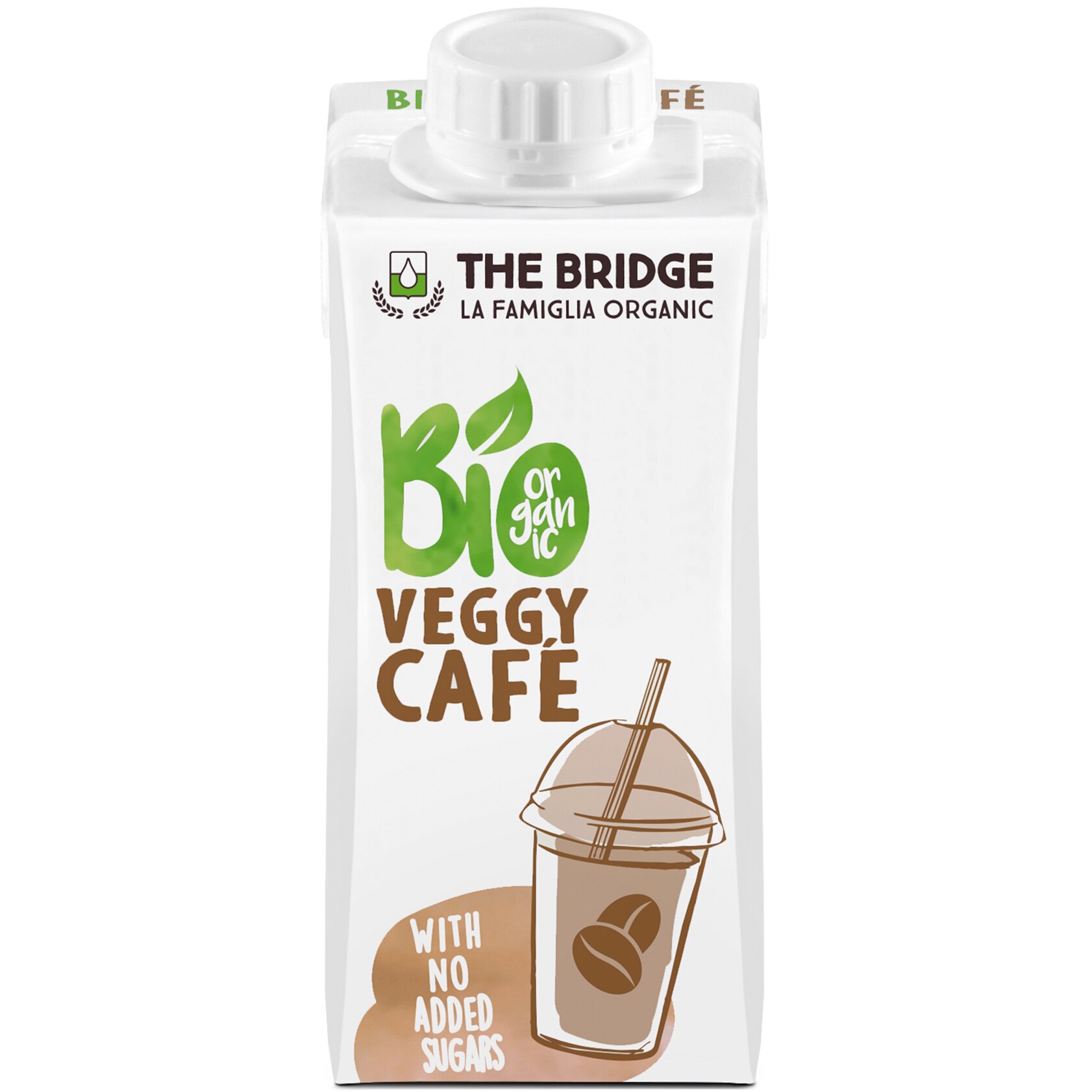 Bautura ecologica din orez cu migdale si cafea The Bridge, 200ml