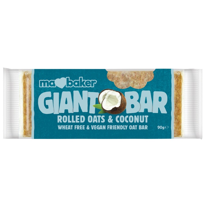 Baton din ovaz cu cocos Ma Baker, 90g