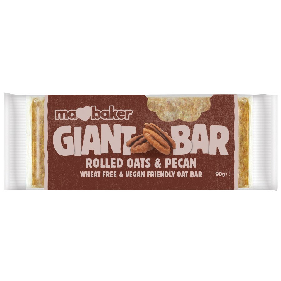 Baton din ovaz cu nuca pecan Ma Baker, 90g