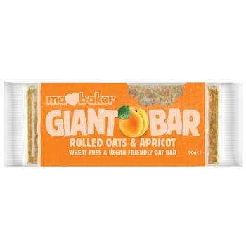 Baton din ovaz cu caise Ma Baker, 90g Baton din ovaz cu caise Ma Baker, 90g