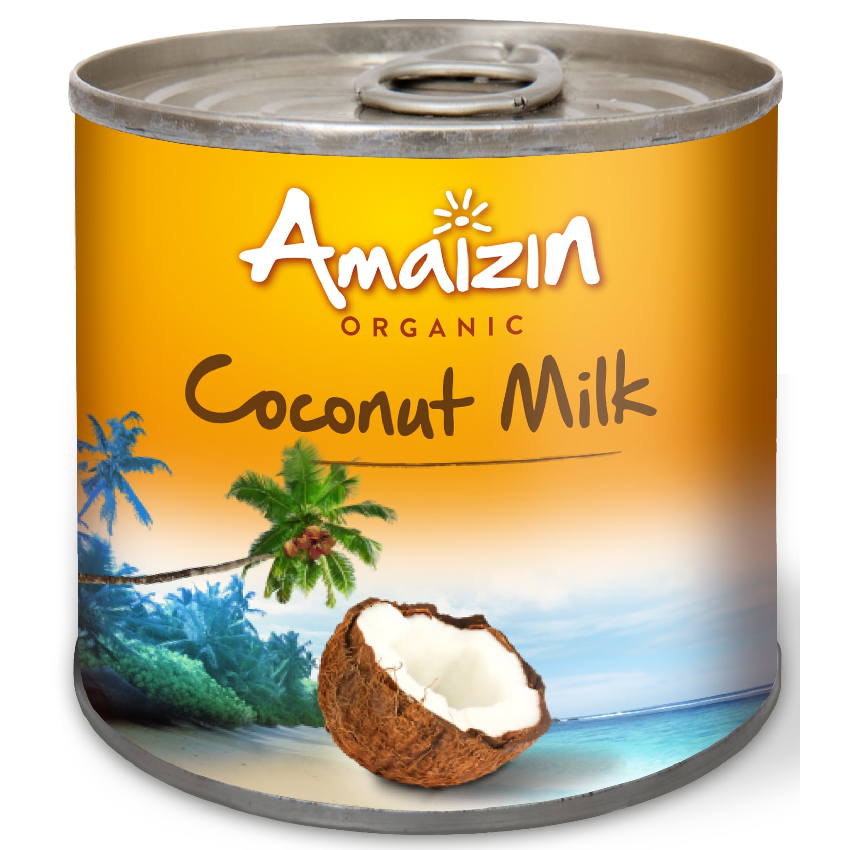 Lapte ecologic din cocos 17% Amaizin, 200ml