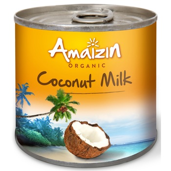 Lapte ecologic din cocos 17% Amaizin, 200ml Lapte ecologic din cocos 17% Amaizin, 200ml
