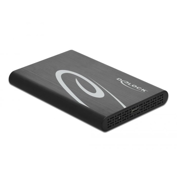 Carcasa externa, DELOCK, 2.5", USB 3.1, Gen 2 / SATA, Negru