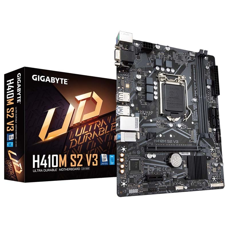 Placa de baza Gigabyte H410M S2 V3, Socket 1200
