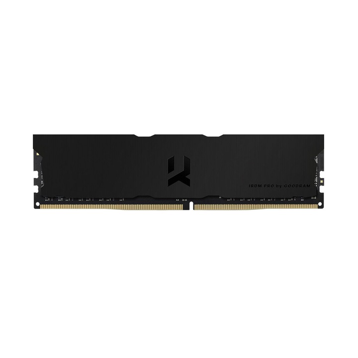 Памет, GOODRAM, DDR4, 16GB, 3600MHz, CL18 DR DIMM Deep Black, IRDM Pro серия, черен