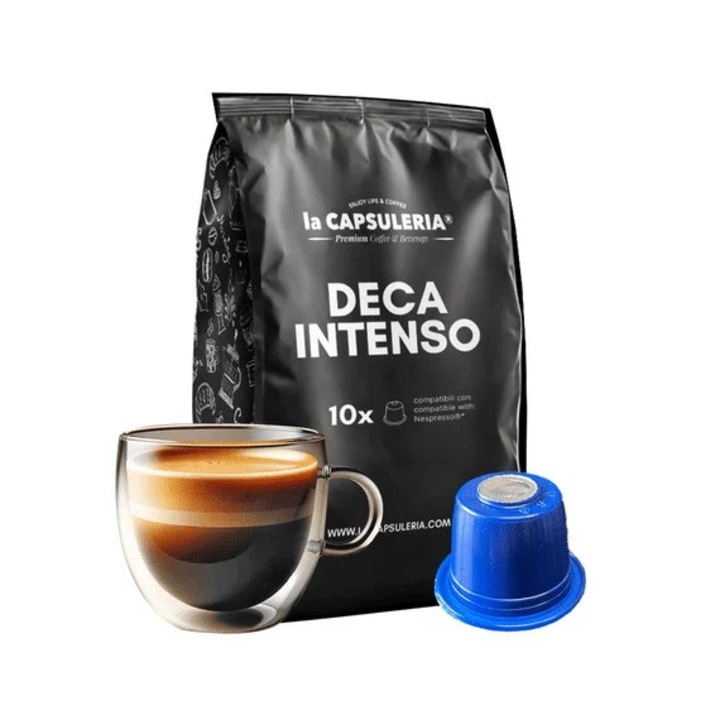 La Capsuleria Deca Intenso kávékapszula készlet, 10 db, Nespresso kávéfőzőkhöz