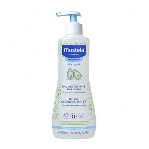 Solutie de curatare fara clatire Mustela Bebe, 500ml