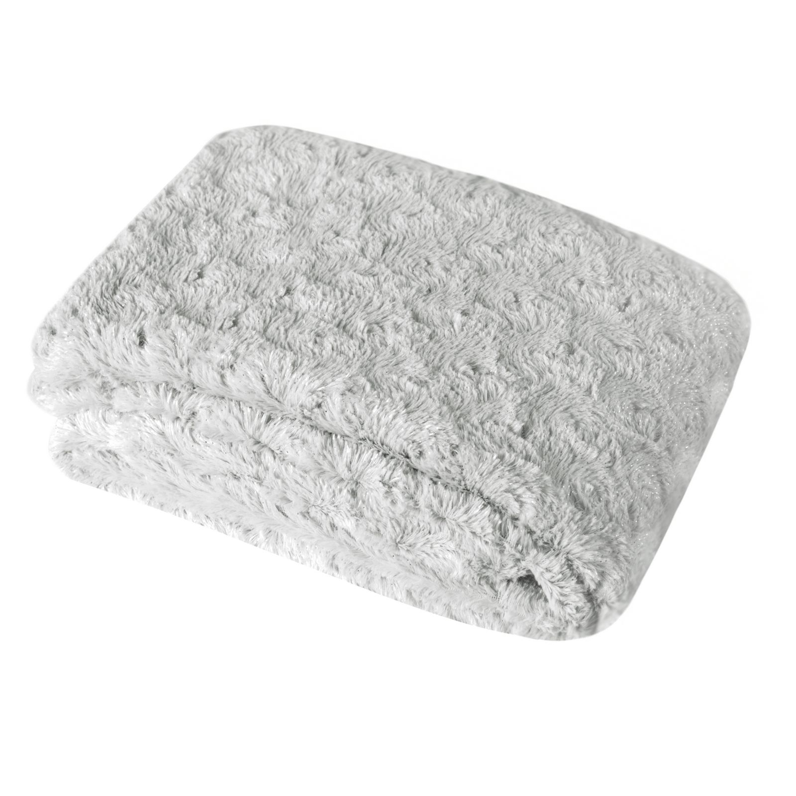 Cuvertura de Pat Catifea Eurofirany, 200x220, ROSALIA Gri inchis