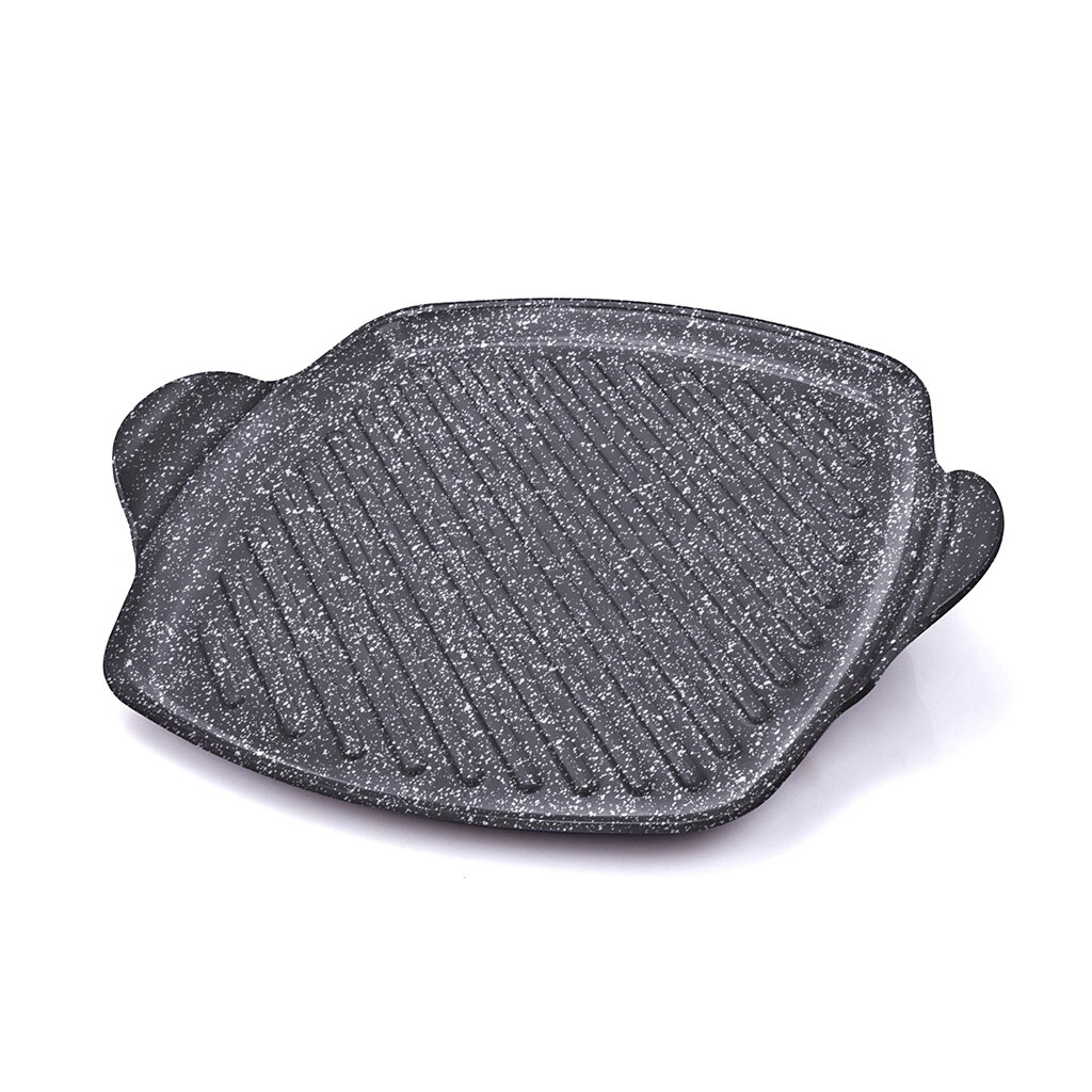 Tigaie grill Moneta, Aluminiu antiaderent, 25x25 cm, Negru