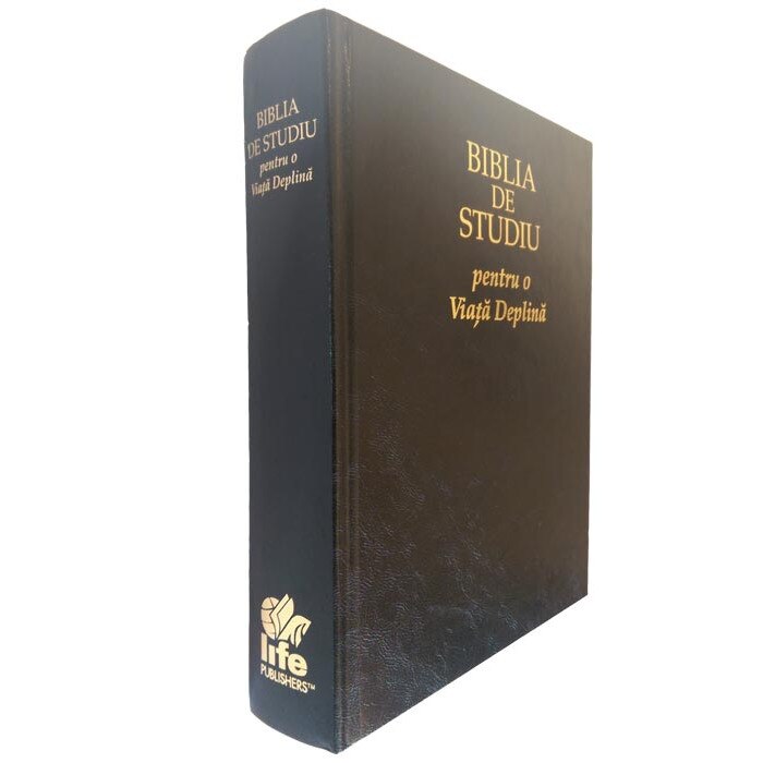 Biblie De Studiu Pentru O Viata Deplina Biblia de studiu pentru o viata deplina, cu coperta cartonata si index