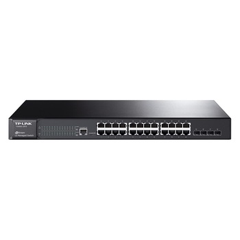 Switch TP-Link T2600G-28TS, 24-Port Gigabit, Rackmount Kit Switch TP-Link T2600G-28TS, 24-Port Gigabit, Rackmount Kit