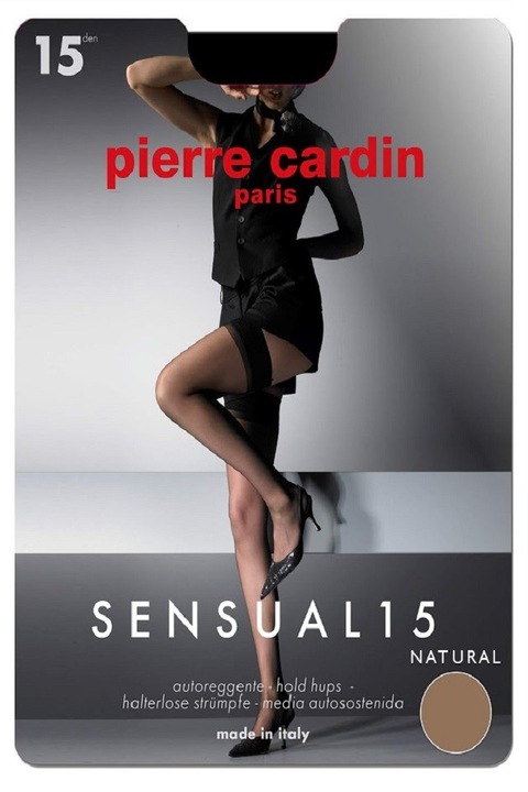 Dres banda adeziva SENSUAL 15 DEN Pierre Cardin, Natur