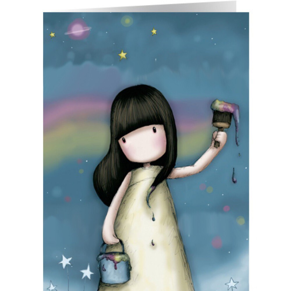 Felicitare Gorjuss-Rainbow Dreams