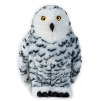 Jucarie din plus National Geographic Bufnita alba 27 cm Jucarie din plus National Geographic Bufnita alba 27 cm