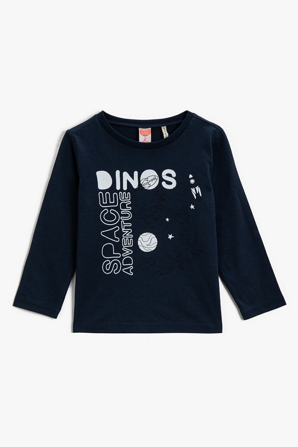 KOTON, Bluza de bumbac cu imprimeu text, Negru
