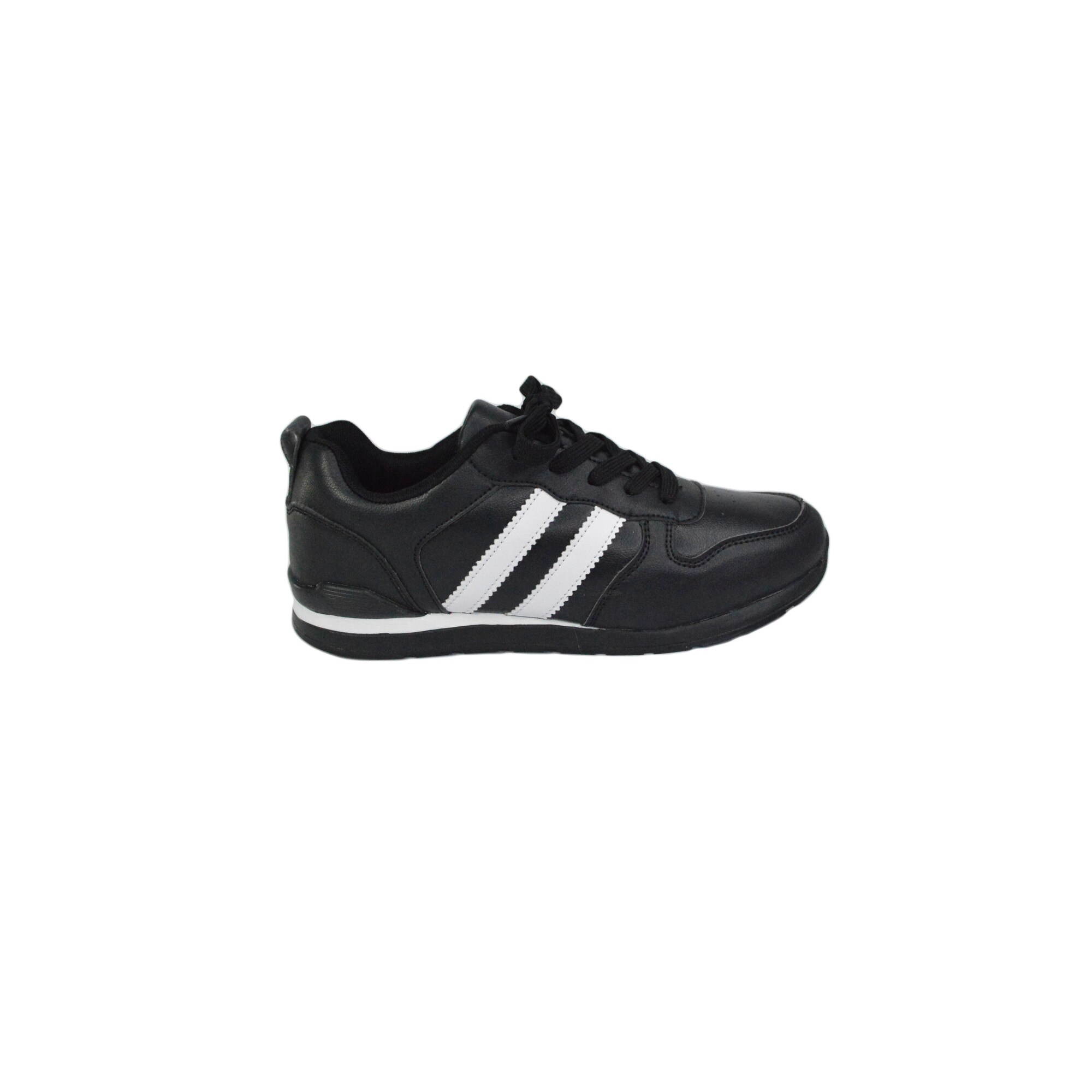 Pantofi sport dama, AYERDA, Piele ecologica, 38 EU, Negru si alb, TA1012