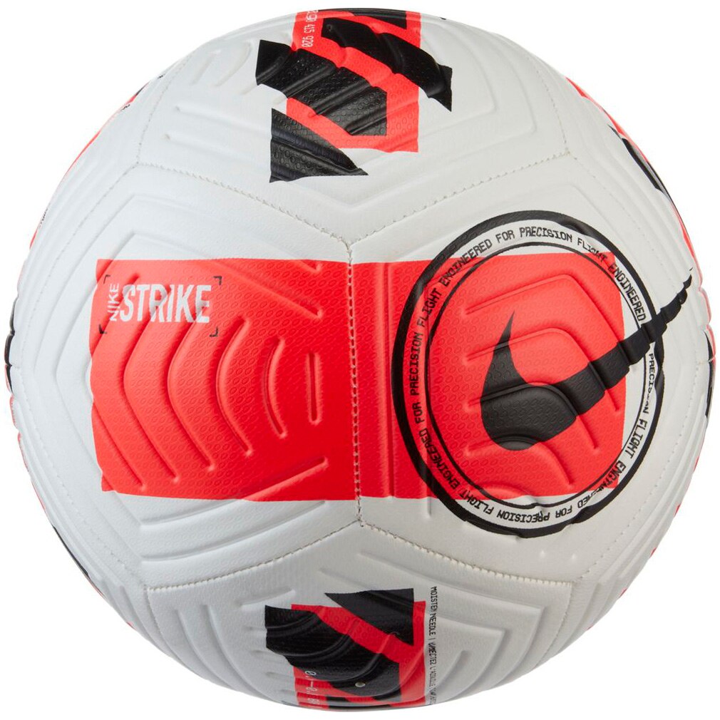 Minge fotbal Nike Strike Unisex, White/Bright Crimson/Black, 5