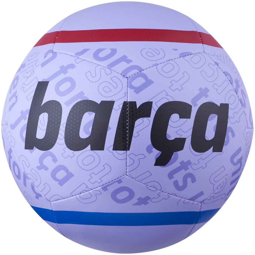 Minge fotbal Nike FC Barcelona Pitch Unisex, Purple/Noble Red/Black, 5
