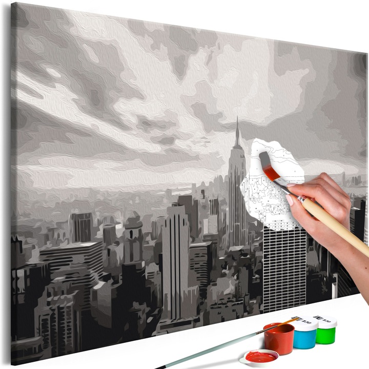 Számfestő készlet Artgeist Grey New York, 60 x 40cm