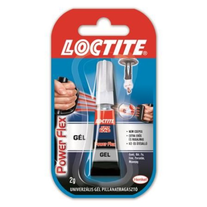 Pillanatragasztó gél HENKEL Loctite Super Bond Power Flex 2 gr