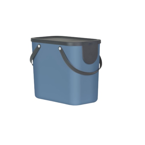 Cos pentru colectare selectiva, Rotho Albula, 25 L, albastru