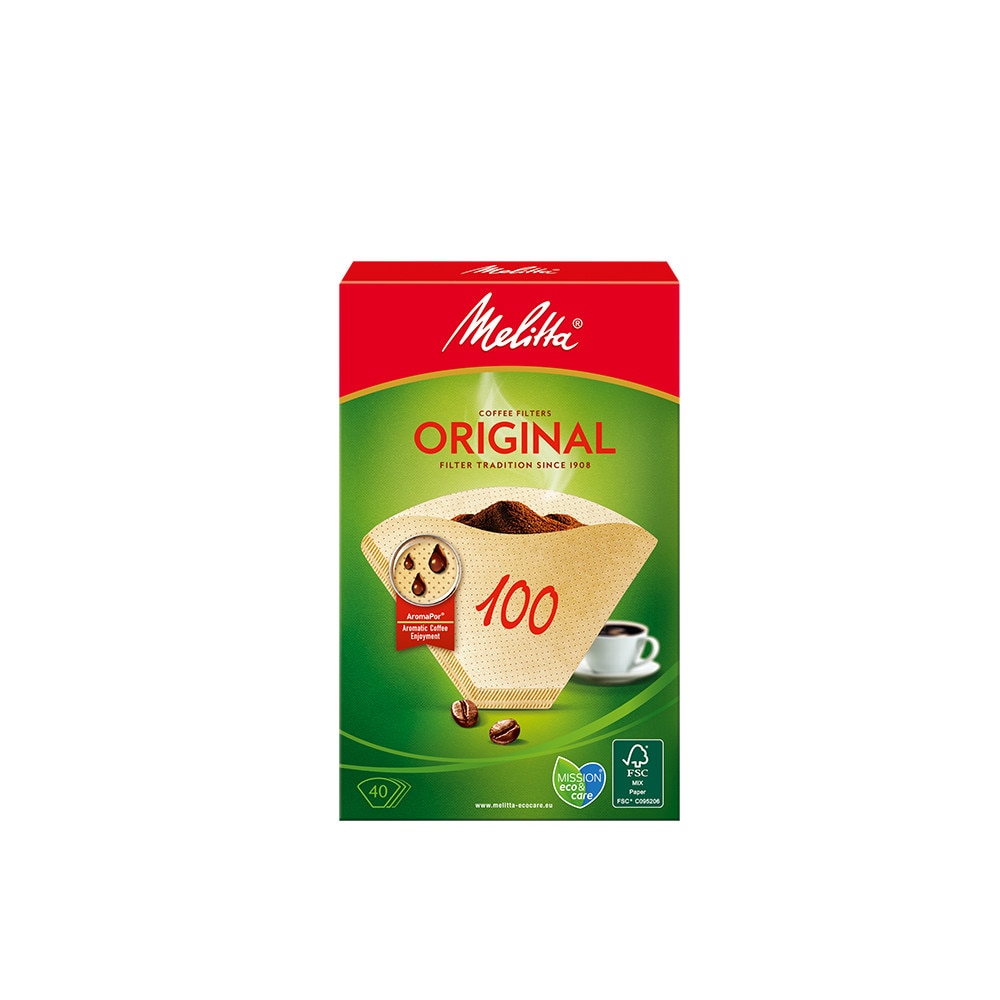 Set 40 filtre Melitta pentru cafea,100 Aromapor