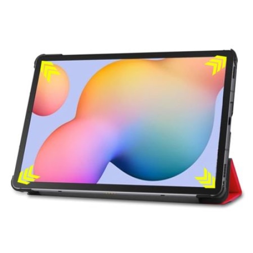 Husa Book Cover compatibila cu Samsung Galaxy Tab S6 Lite 10.4", Rosu-TELGORBCS®