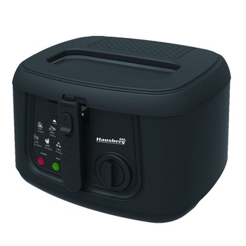 Friteuza Electrica, Capacitate Ulei 3L, Putere 1800W, Capacitate Alimente 2Kg, Compartiment de Racire, Capac cu Zona Transparenta, Negru Friteuza Electrica, Capacitate Ulei 3L, Putere 1800W, Capacitate Alimente 2Kg, Compartiment de Racire, Capac cu Zona Transparenta, Negru