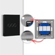 Intrerupator Smart simplu cu NUL optional WiFi&BLE compatibil cu Alexa, Google Home, Smart Thing Alb
