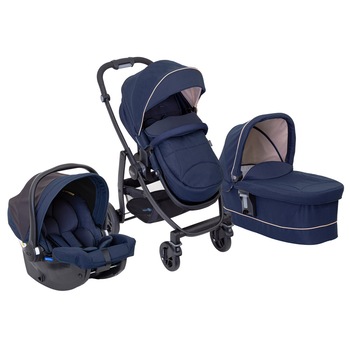 Carucior 3 in 1 Graco Evo Eclipse, Albastru Carucior 3 in 1 Graco Evo Eclipse, Albastru