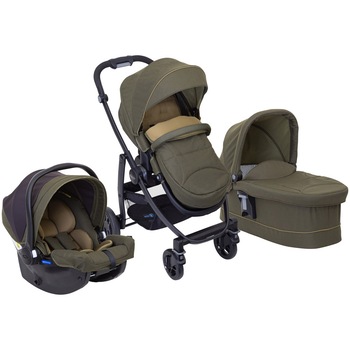 Carucior 3 in 1 Graco Evo Khaki, Verde Carucior 3 in 1 Graco Evo Khaki, Verde