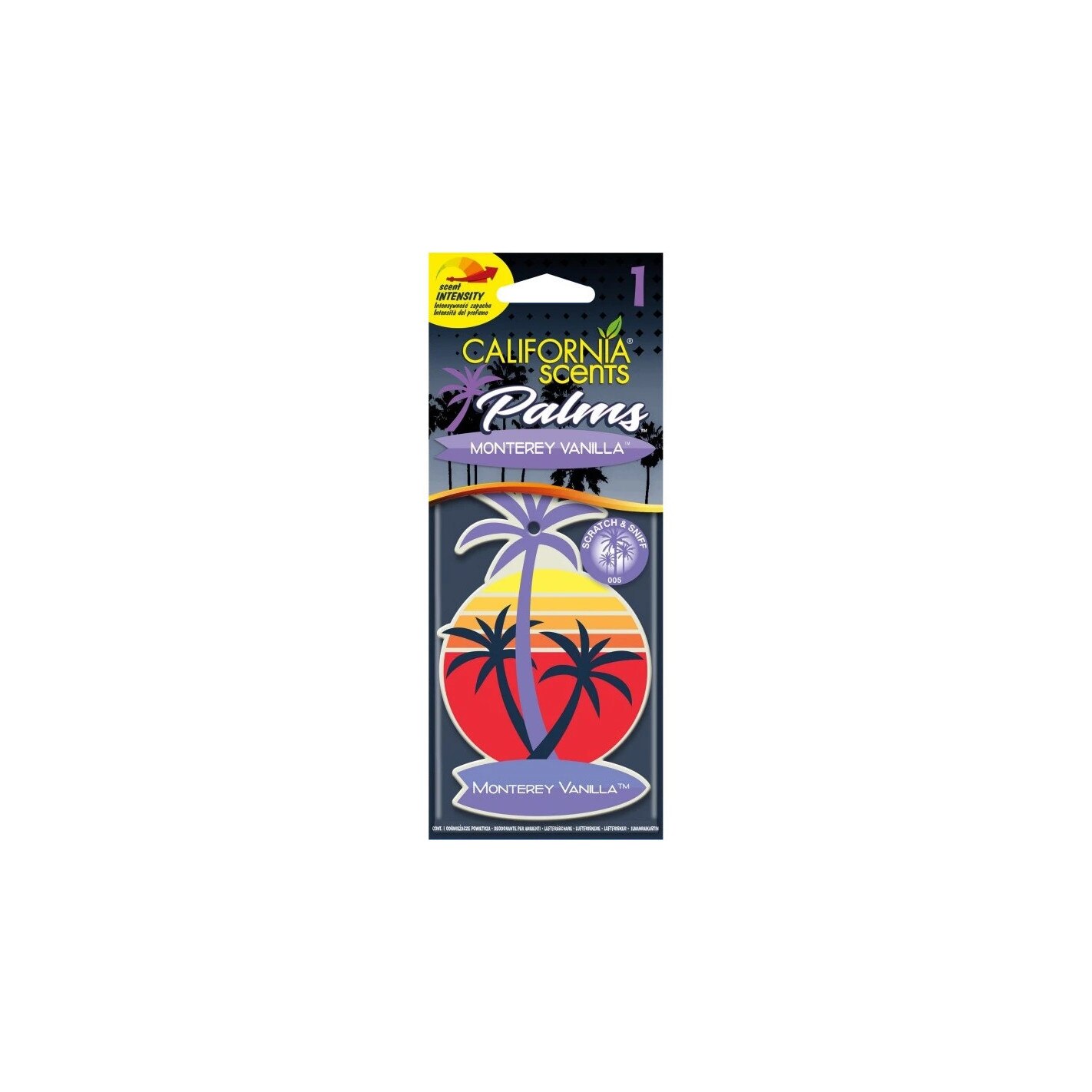 Odorizant Auto California Scents Palms Monterey Vanilla