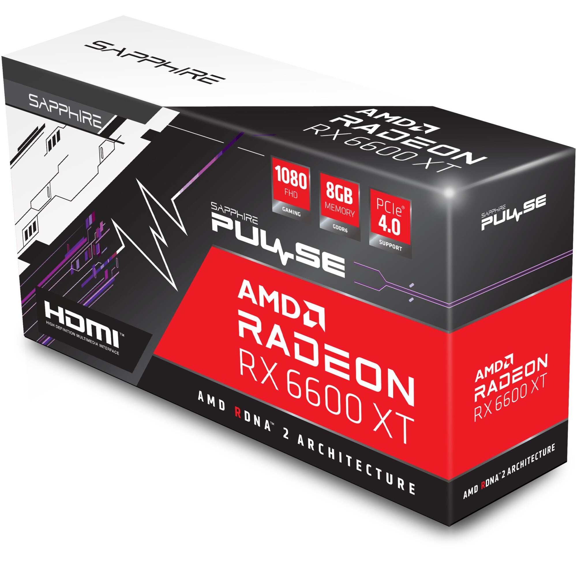齊*史様 ［中古良品］Sapphire Radeon RX 6600 8GB Placa video Sapphire Radeon™ RX 6600 XT PULSE, 8GB GDDR6, 128-bit