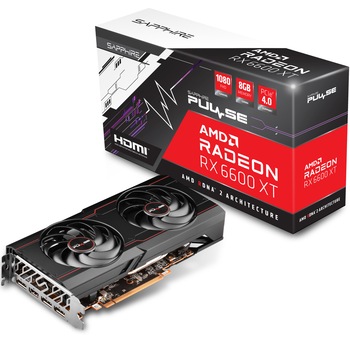 Placa video Sapphire Radeon™ RX 6600 XT PULSE, 8GB GDDR6, 128-bit Placa video Sapphire Radeon™ RX 6600 XT PULSE, 8GB GDDR6, 128-bit