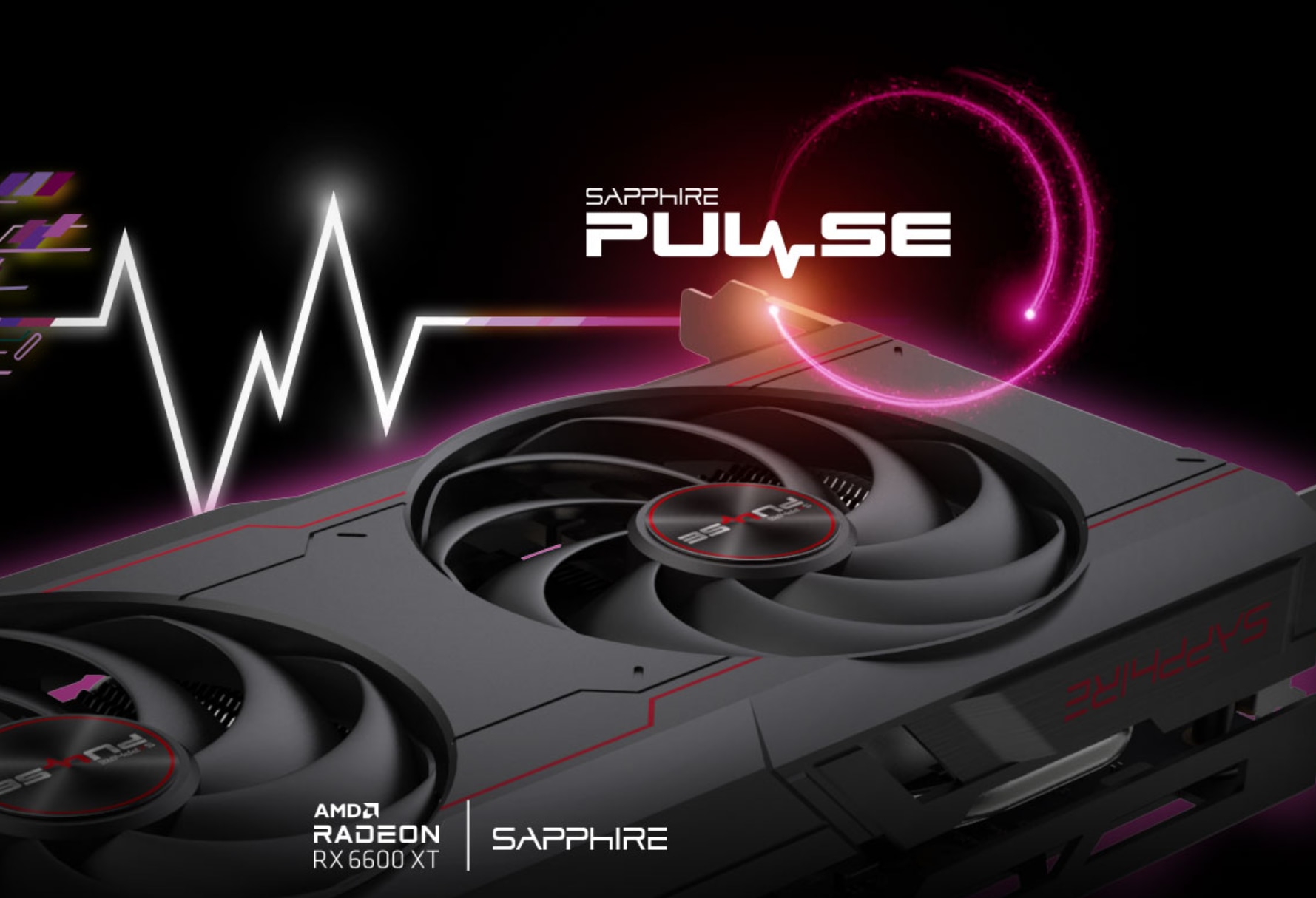 Placa video Sapphire Radeon™ RX 6600 XT PULSE, 8GB GDDR6, 128-bit
