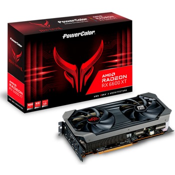 Placa video PowerColor Radeon™ RX 6600 XT Red Devil OC, 8GB GDDR6, 128-bit Placa video PowerColor Radeon™ RX 6600 XT Red Devil OC, 8GB GDDR6, 128-bit