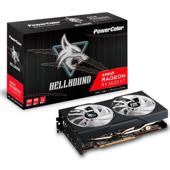 Placa video PowerColor Radeon™ RX 6600 XT Hellhound, 8GB GDDR6, 128-bit Placa video PowerColor Radeon™ RX 6600 XT Hellhound, 8GB GDDR6, 128-bit