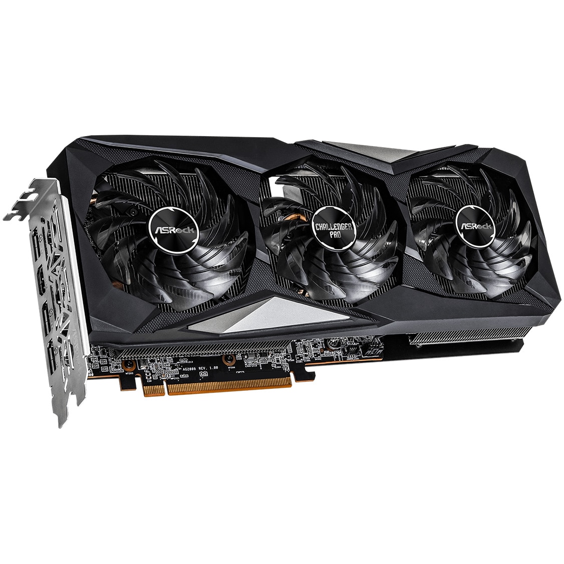 Placa video AsRock Radeon™ RX 6600 XT Challenger Pro OC, 8GB GDDR6