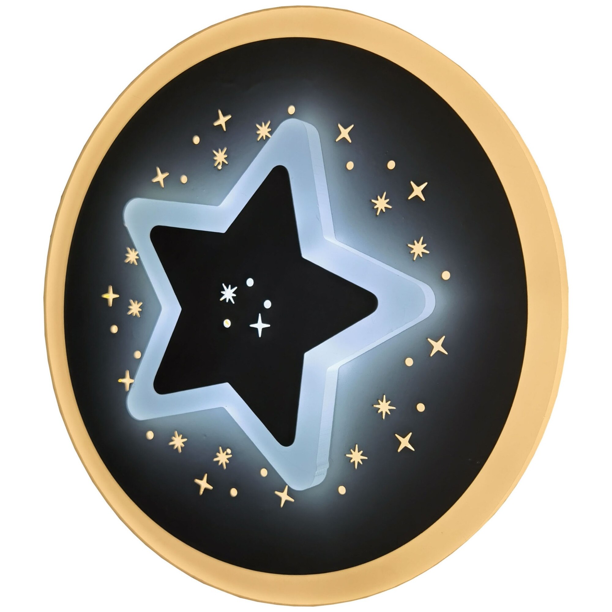 Plafoniera LED Avide Ellery Mini, 33 W, 2310 lumeni, 3 moduri de iluminare