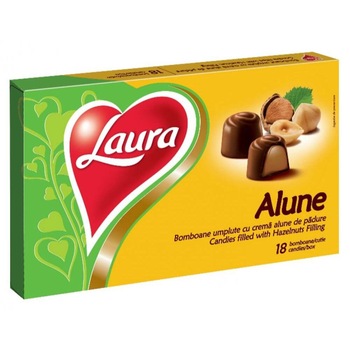 Bomboane cu Crema de Alune Laura, 140 g Bomboane cu Crema de Alune Laura, 140 g