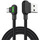 КабелзателефонMcdodoButton,90°,LED,microUSB,1,8m,Черен