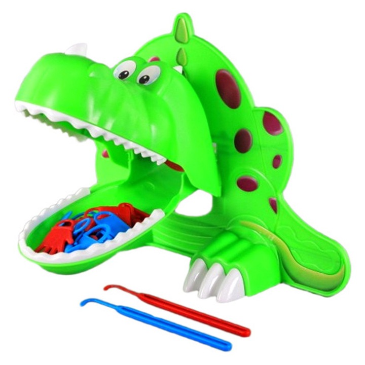 Детска игра EmonaMall W4162, динозавърска вечеря, Зелен