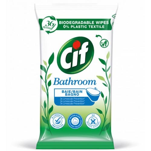 Servetele umede suprafete baie Cif Bathroom, 36 buc