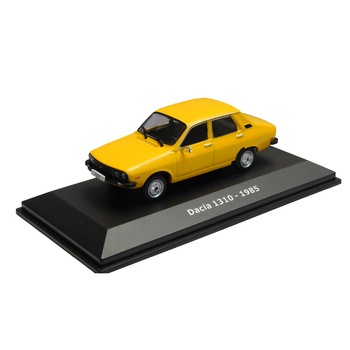Macheta auto Dacia 1310 (1985) cu Carcasa din Plexiglas, 1:43, IXO, Galben Macheta auto Dacia 1310 (1985) cu Carcasa din Plexiglas, 1:43, IXO, Galben
