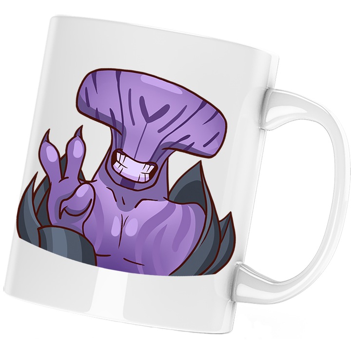 Чаша Dota 2 Darkterror Faceless Void Hero Dota2, Бял, 330 мл