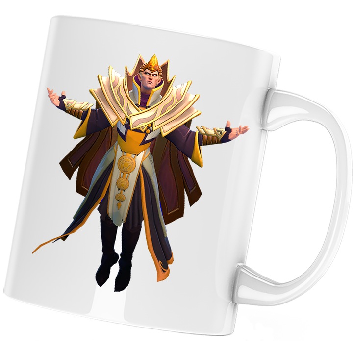 Чаша Dota 2 Combo Steam Invoker Hero Dota2, Бял, 330 мл