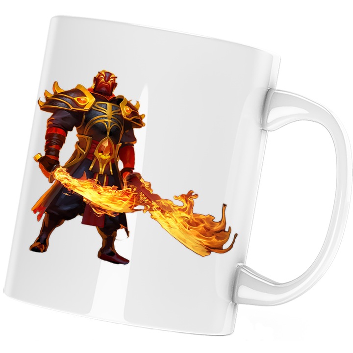 Чаша Dota 2 Xin Spirit Ember Hero Sabii Foc Dota2, Бял, 330 мл