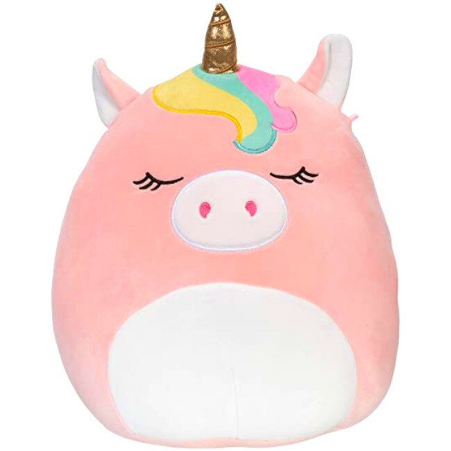 Jucarie de Plus Squishmallows Unicorn Roz, Ultrasoft, 30 cm