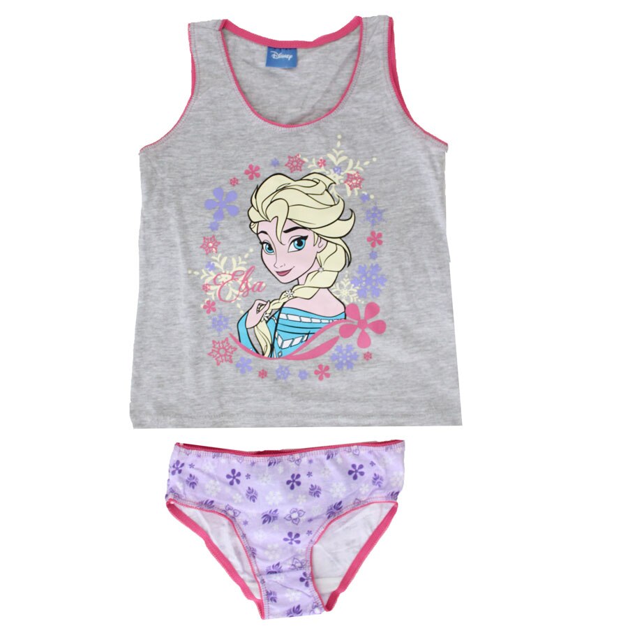 Set maieu si chilot, Elsa.gri cu mov